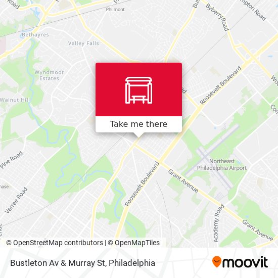 Bustleton Av & Murray St map