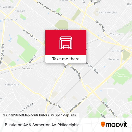Mapa de Bustleton Av & Somerton Av