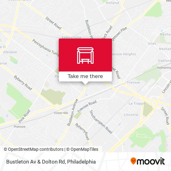 Bustleton Av & Dolton Rd map