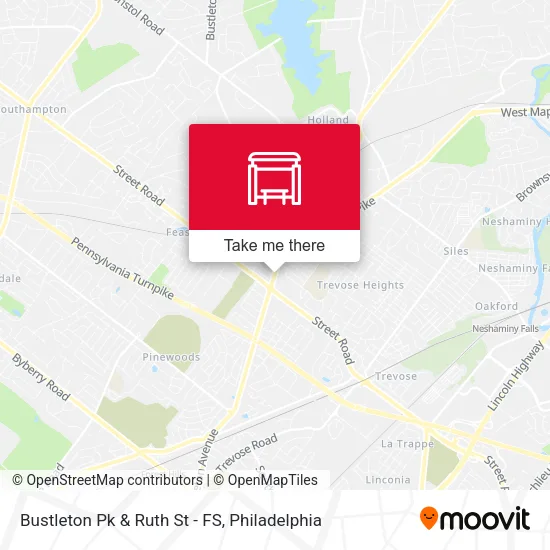 Bustleton Pk & Ruth St - FS map