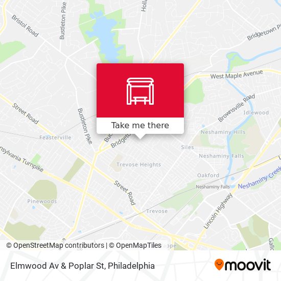 Elmwood Av & Poplar St map