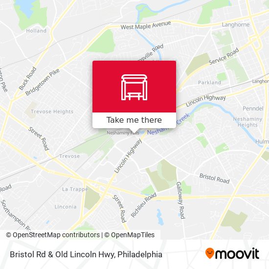 Mapa de Bristol Rd & Old Lincoln Hwy