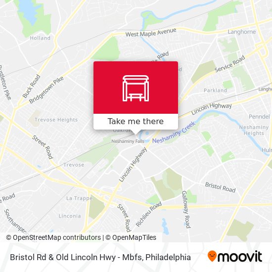 Mapa de Bristol Rd & Old Lincoln Hwy - Mbfs