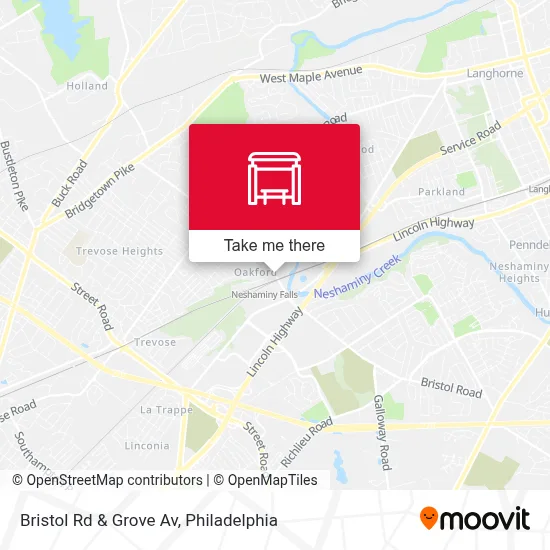 Bristol Rd & Grove Av map