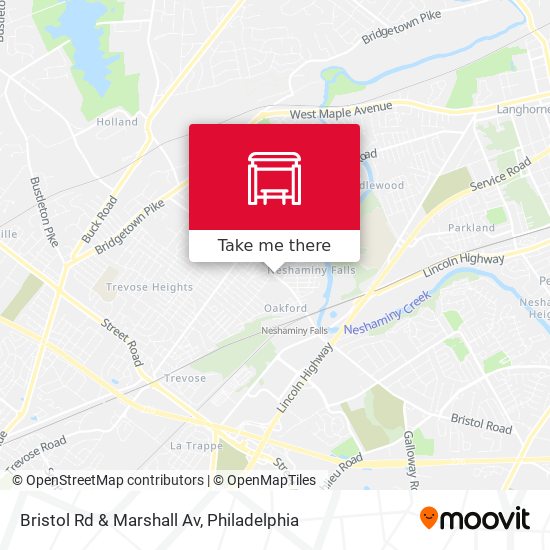 Mapa de Bristol Rd & Marshall Av
