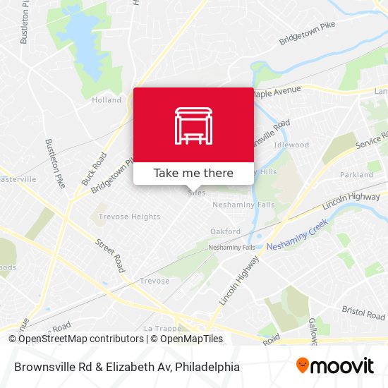 Brownsville Rd & Elizabeth Av map