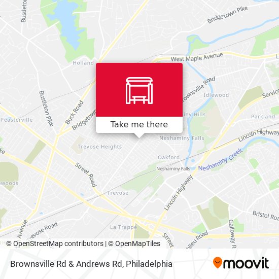 Brownsville Rd & Andrews Rd map