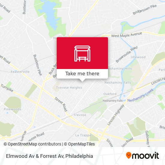 Mapa de Elmwood Av & Forrest Av