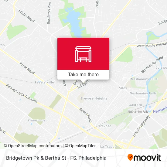 Bridgetown Pk & Bertha St - FS map