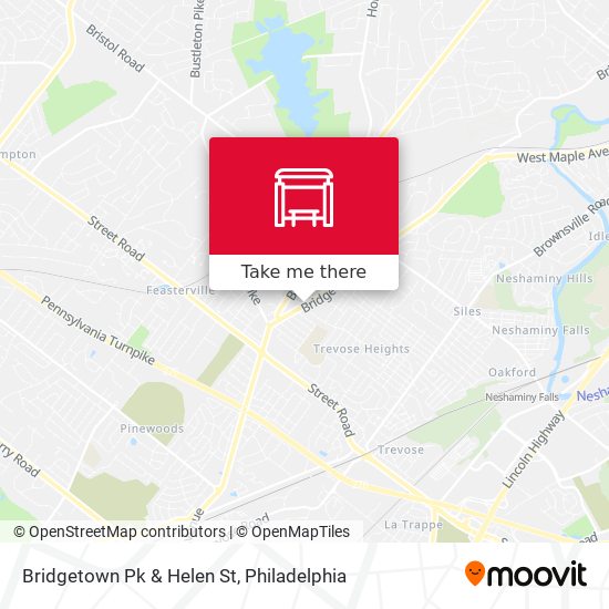 Bridgetown Pk & Helen St map
