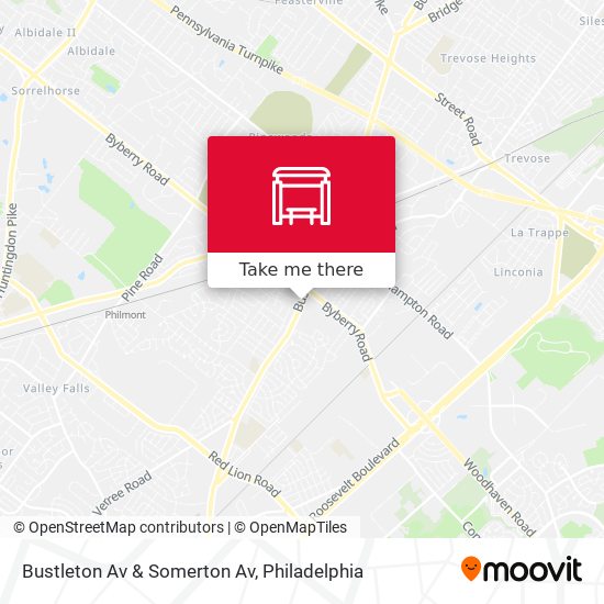 Mapa de Bustleton Av & Somerton Av