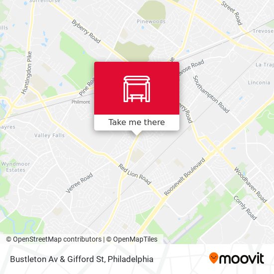 Mapa de Bustleton Av & Gifford St