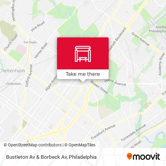 Bustleton Av & Borbeck Av map