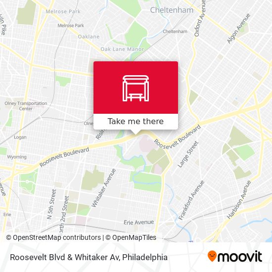 Mapa de Roosevelt Blvd & Whitaker Av