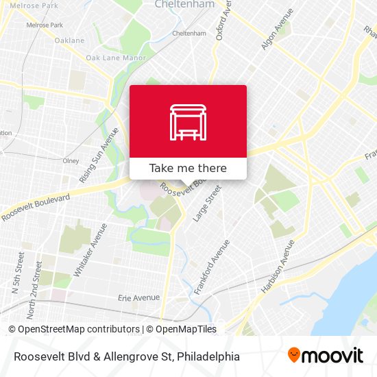 Mapa de Roosevelt Blvd & Allengrove St