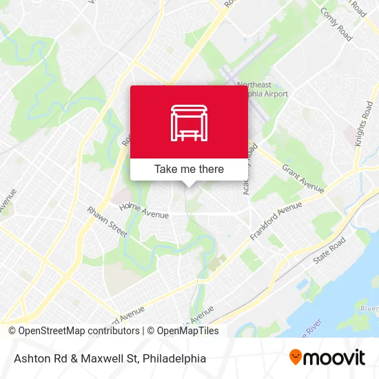 Ashton Rd & Maxwell St map