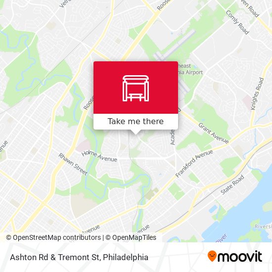 Mapa de Ashton Rd & Tremont St