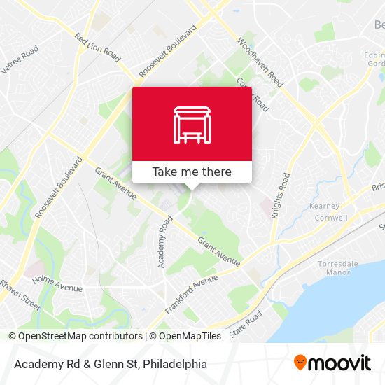 Mapa de Academy Rd & Glenn St