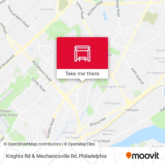 Mapa de Knights Rd & Mechanicsville Rd