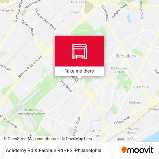 Academy Rd & Fairdale Rd - FS map