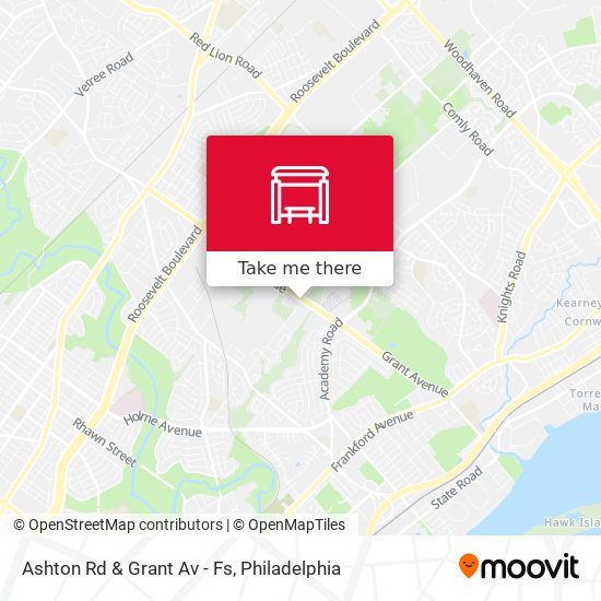 Ashton Rd & Grant Av - Fs map