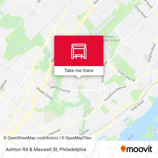 Ashton Rd & Maxwell St map
