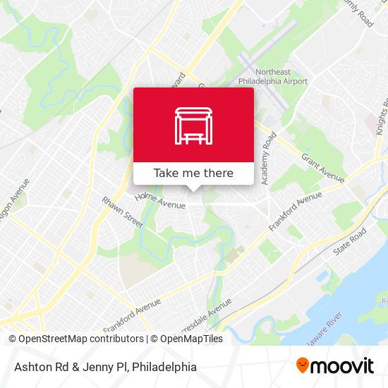 Ashton Rd & Jenny Pl map
