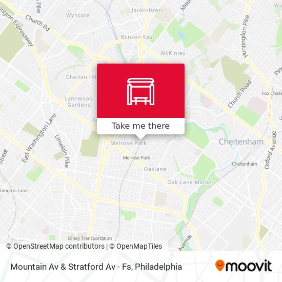 Mountain Av & Stratford Av - Fs map