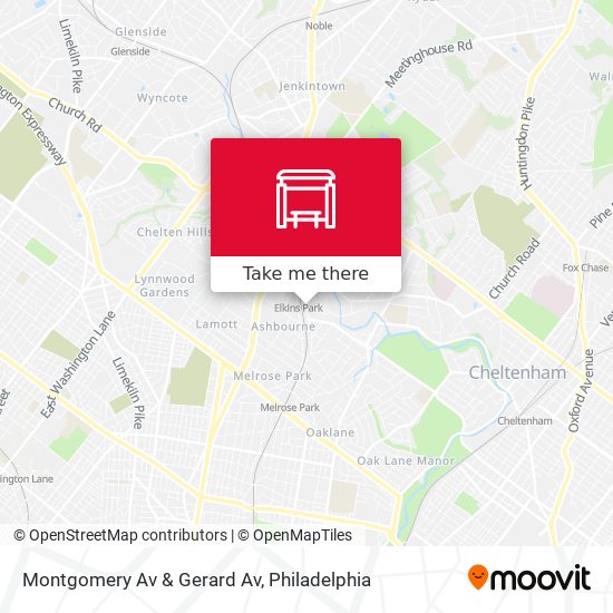Montgomery Av & Gerard Av map
