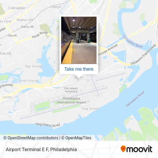 Mapa de Airport Terminal E F