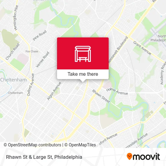 Mapa de Rhawn St & Large St