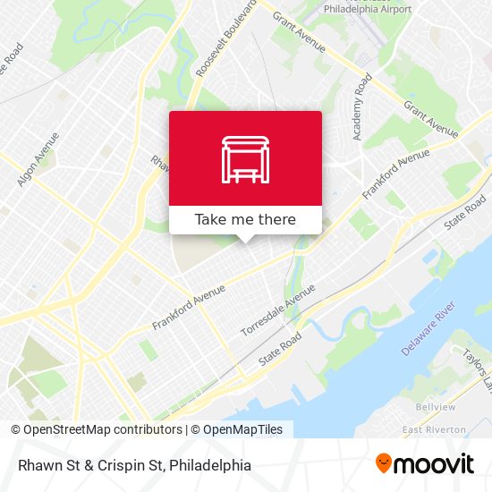 Rhawn St & Crispin St map