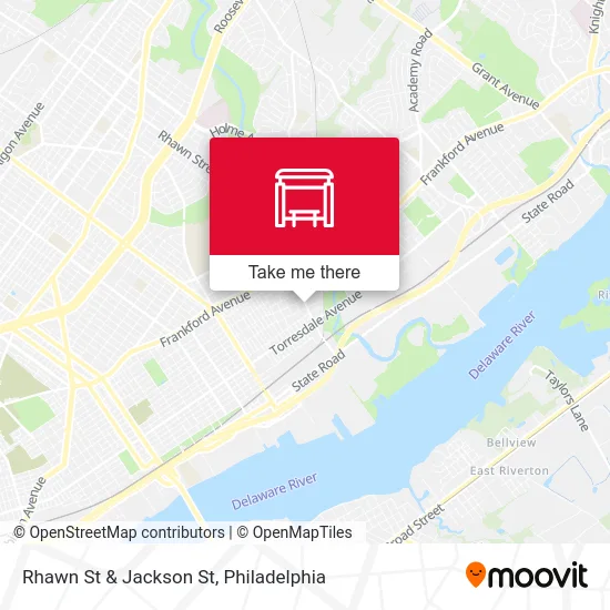 Mapa de Rhawn St & Jackson St