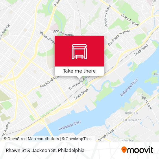 Mapa de Rhawn St & Jackson St