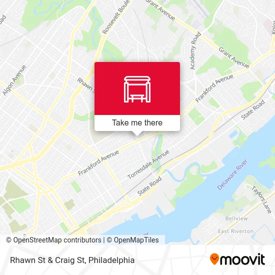Rhawn St & Craig St map