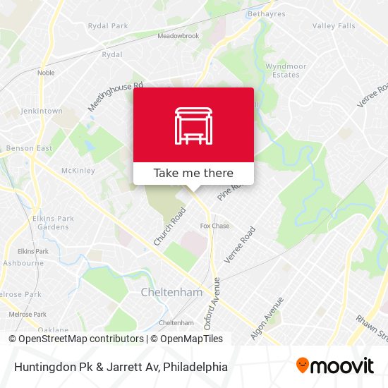 Mapa de Huntingdon Pk & Jarrett Av