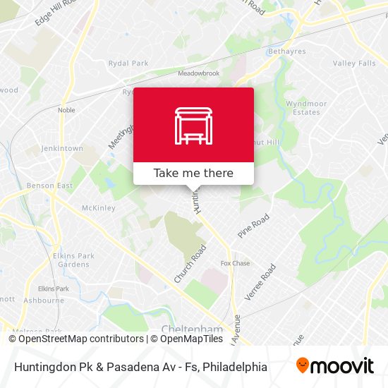 Mapa de Huntingdon Pk & Pasadena Av - Fs