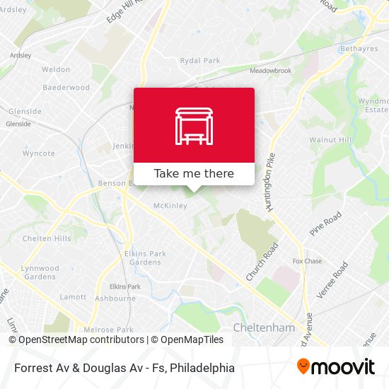 Forrest Av & Douglas Av - Fs map