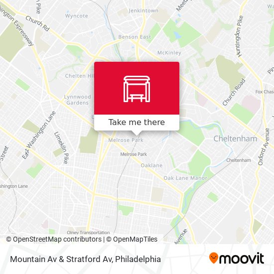 Mapa de Mountain Av & Stratford Av