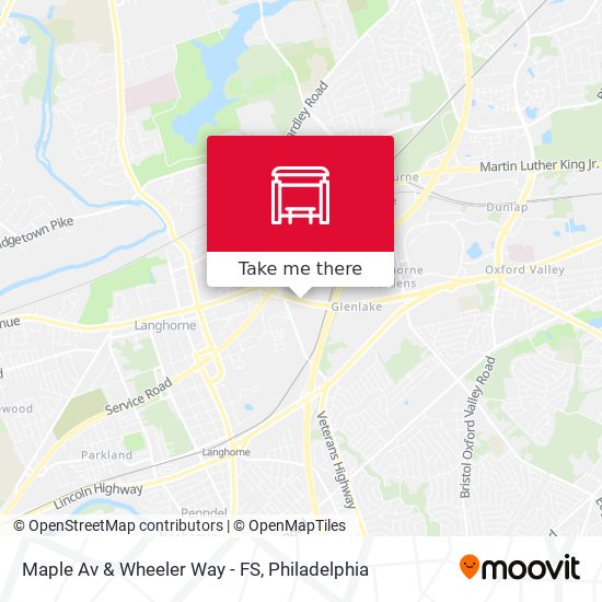 Maple Av & Wheeler Way - FS map