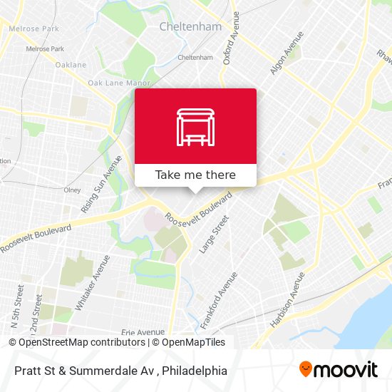 Mapa de Pratt St & Summerdale Av