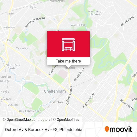 Oxford Av & Borbeck Av - FS map