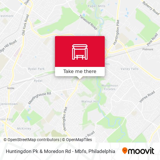 Mapa de Huntingdon Pk & Moredon Rd - Mbfs