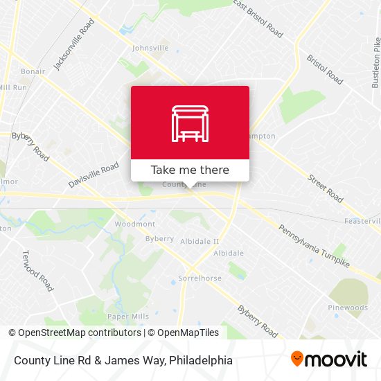 Mapa de County Line Rd & James Way