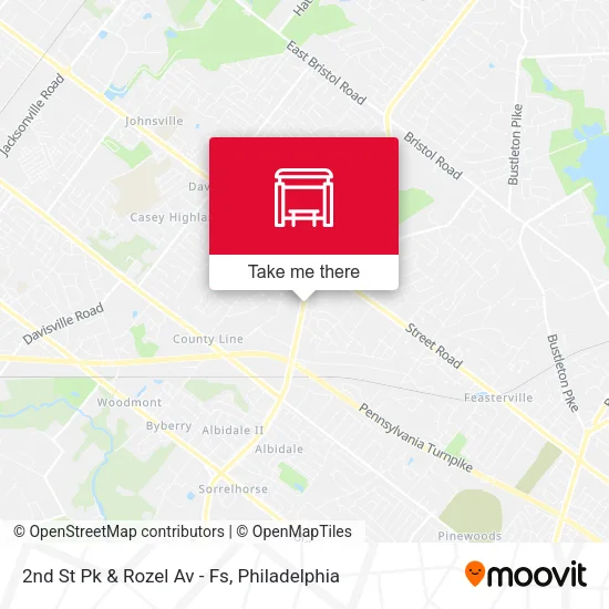2nd St Pk & Rozel Av - Fs map