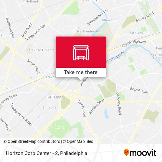 Mapa de Horizon Corp Center - 2