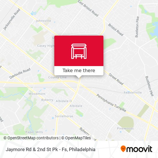 Jaymore Rd & 2nd St Pk - Fs map