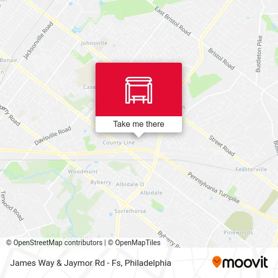James Way & Jaymor Rd - Fs map