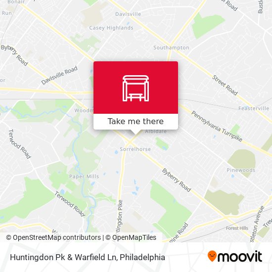 Mapa de Huntingdon Pk & Warfield Ln