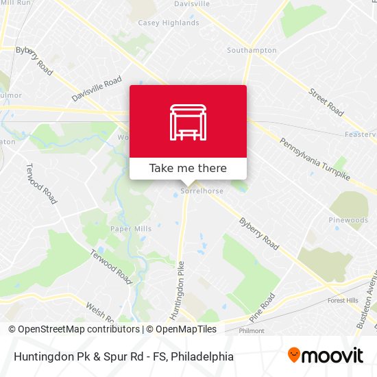 Mapa de Huntingdon Pk & Spur Rd - FS